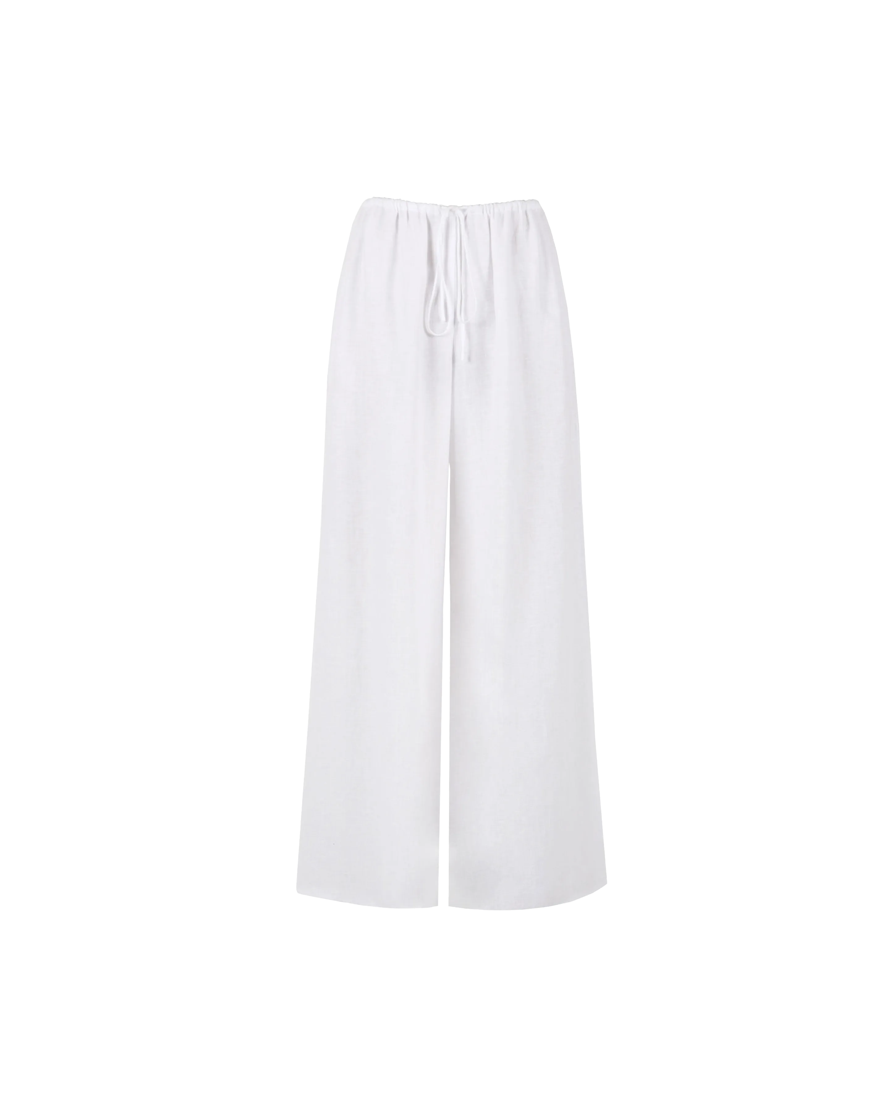 ANDIE LINEN PANT WHITE