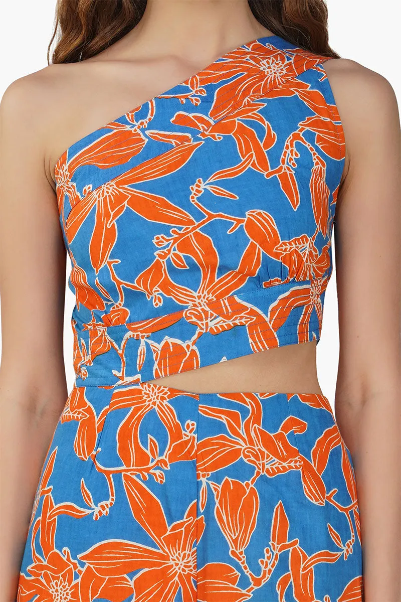 Apricot Beauty Printed Jumpsuit