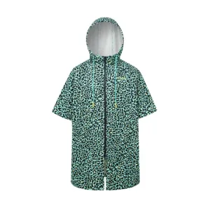 Barrel Unisex Swell Zip-Up Poncho Towel-LEOPARD