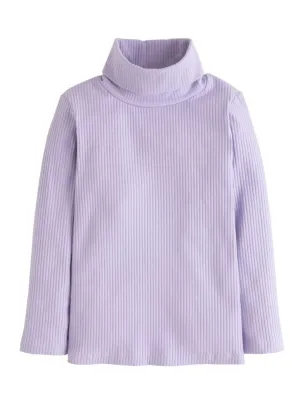 Bisby Ribbed Turtleneck Lilac 5109