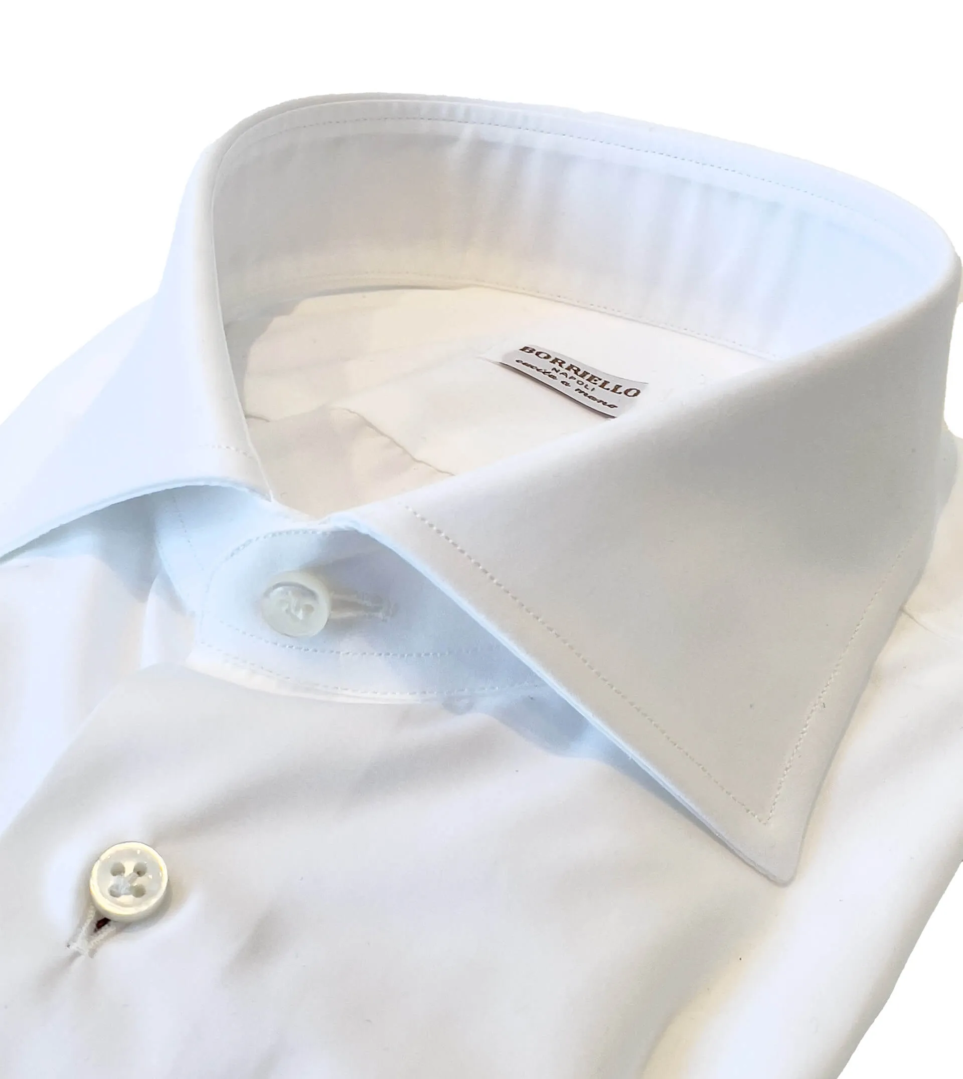 BORRIELLO NAPOLI White Dress Shirt