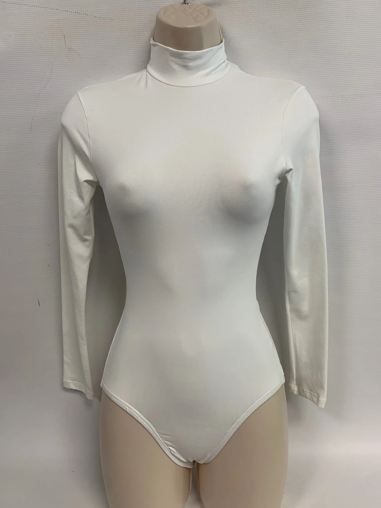 BWP201 Adult Zip Back Turtleneck Leotard