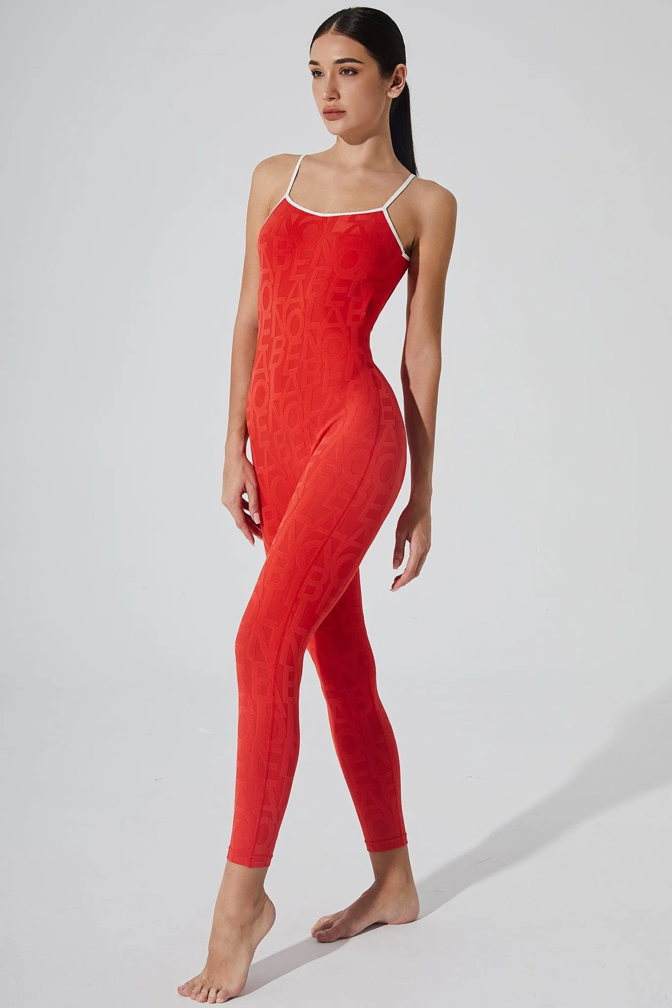 Classic Coeur Del Jumpsuit 3D - Haute Red