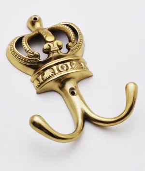 Crown Double Coat Hook