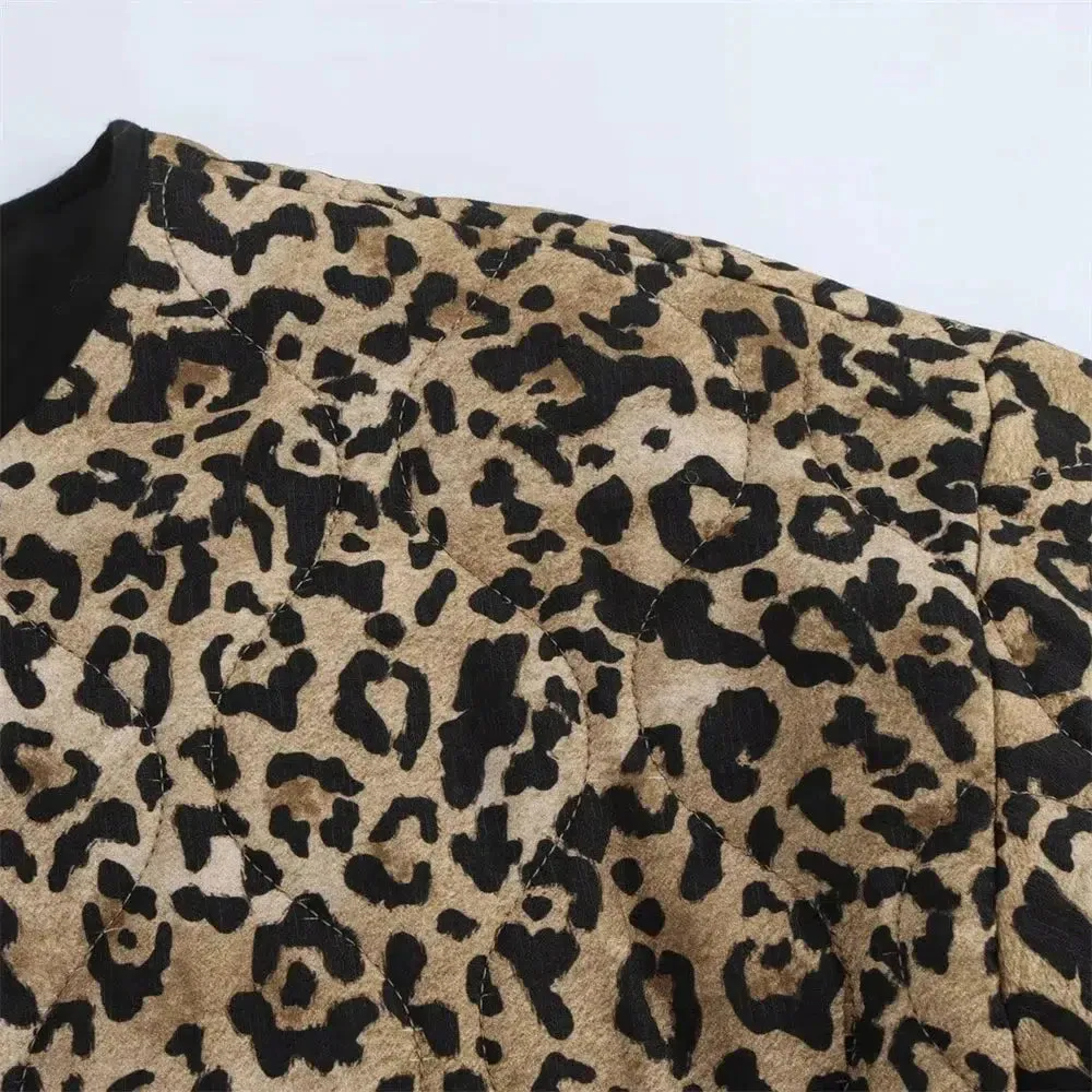 Esméralda – Leopard pattern – Single-breasted coat