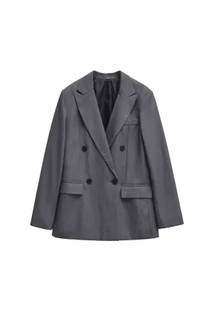 'Evelyn' Chic Double-Breasted Suit Jacket