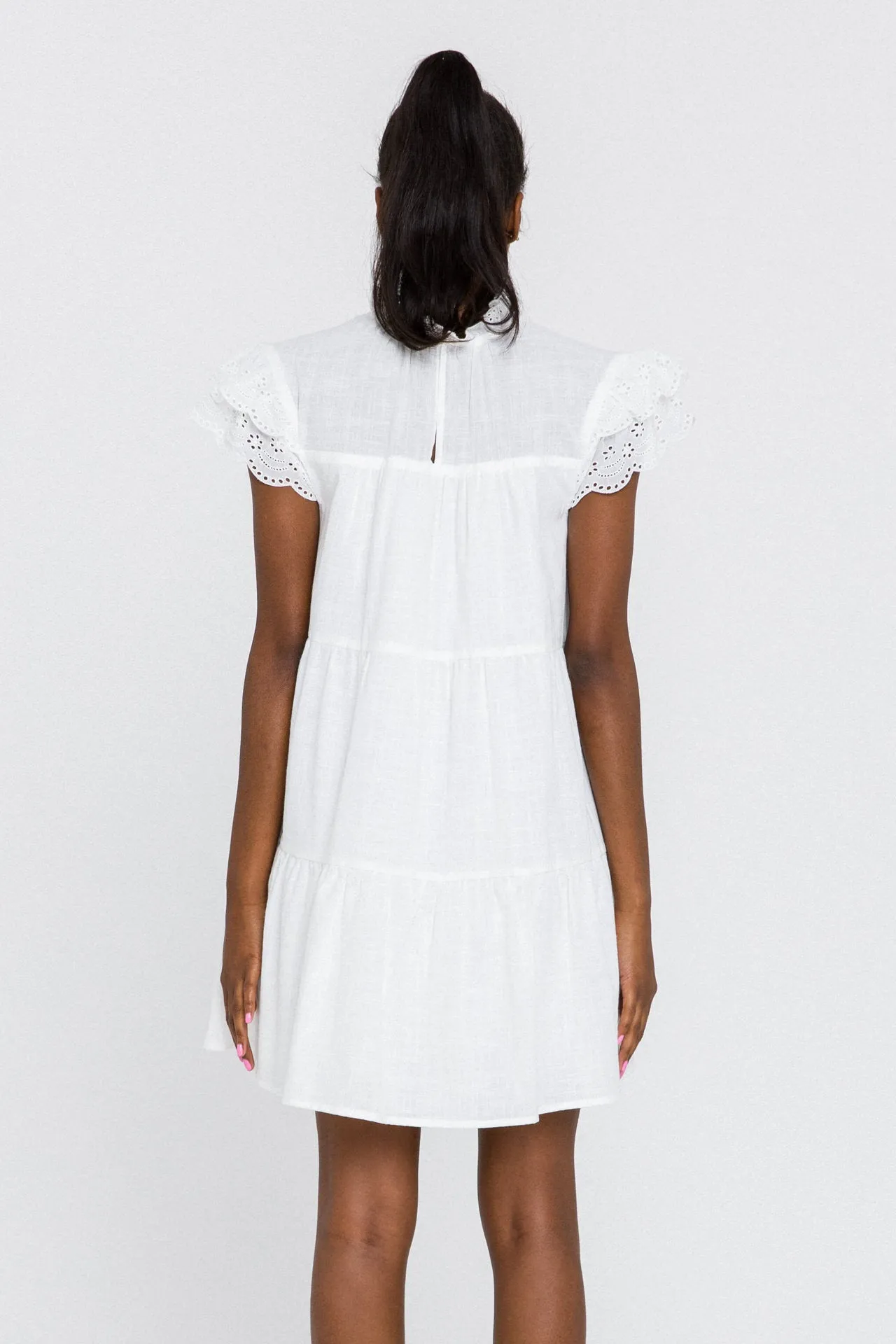 Eyelet Babydoll Dress