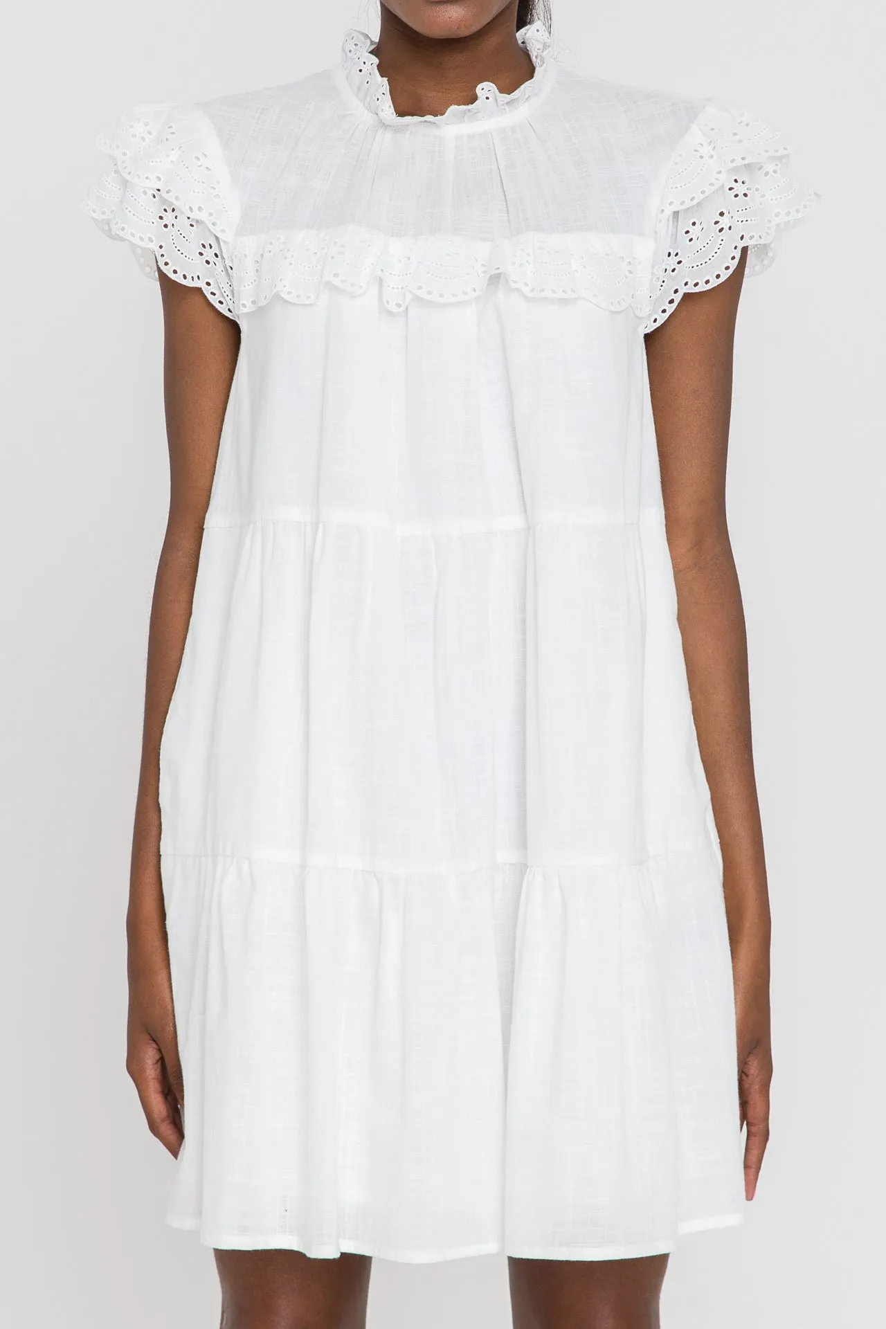 Eyelet Babydoll Dress