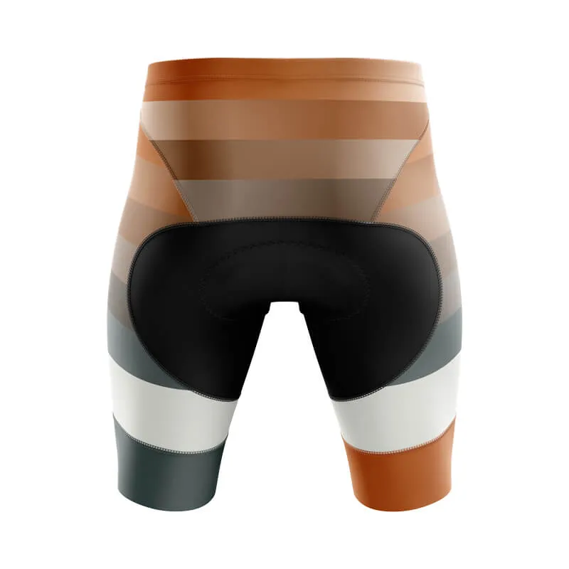 Gradient Frequency Shorts & Pants (White-Orange-Grey)