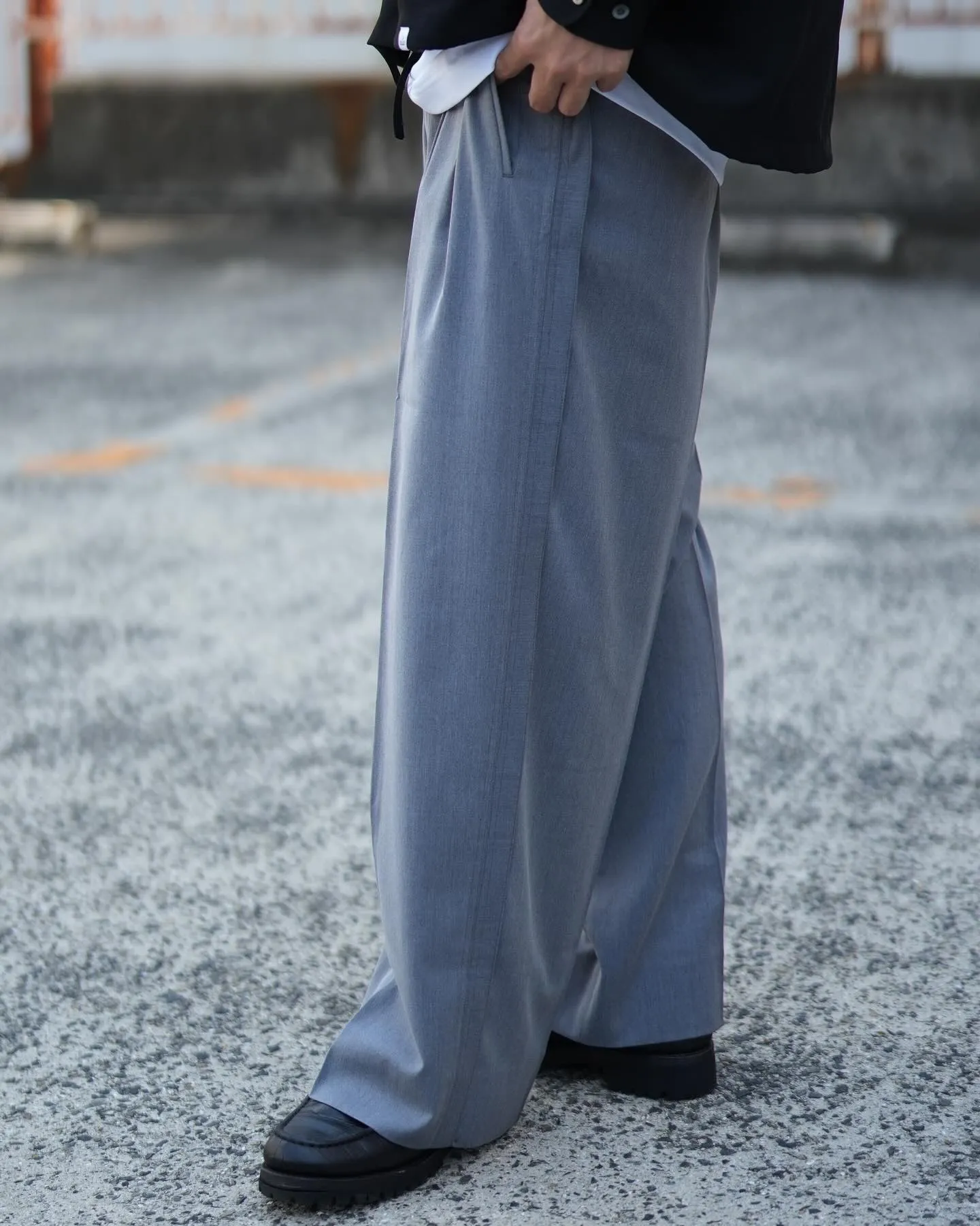 Inside Out Wide Trousers