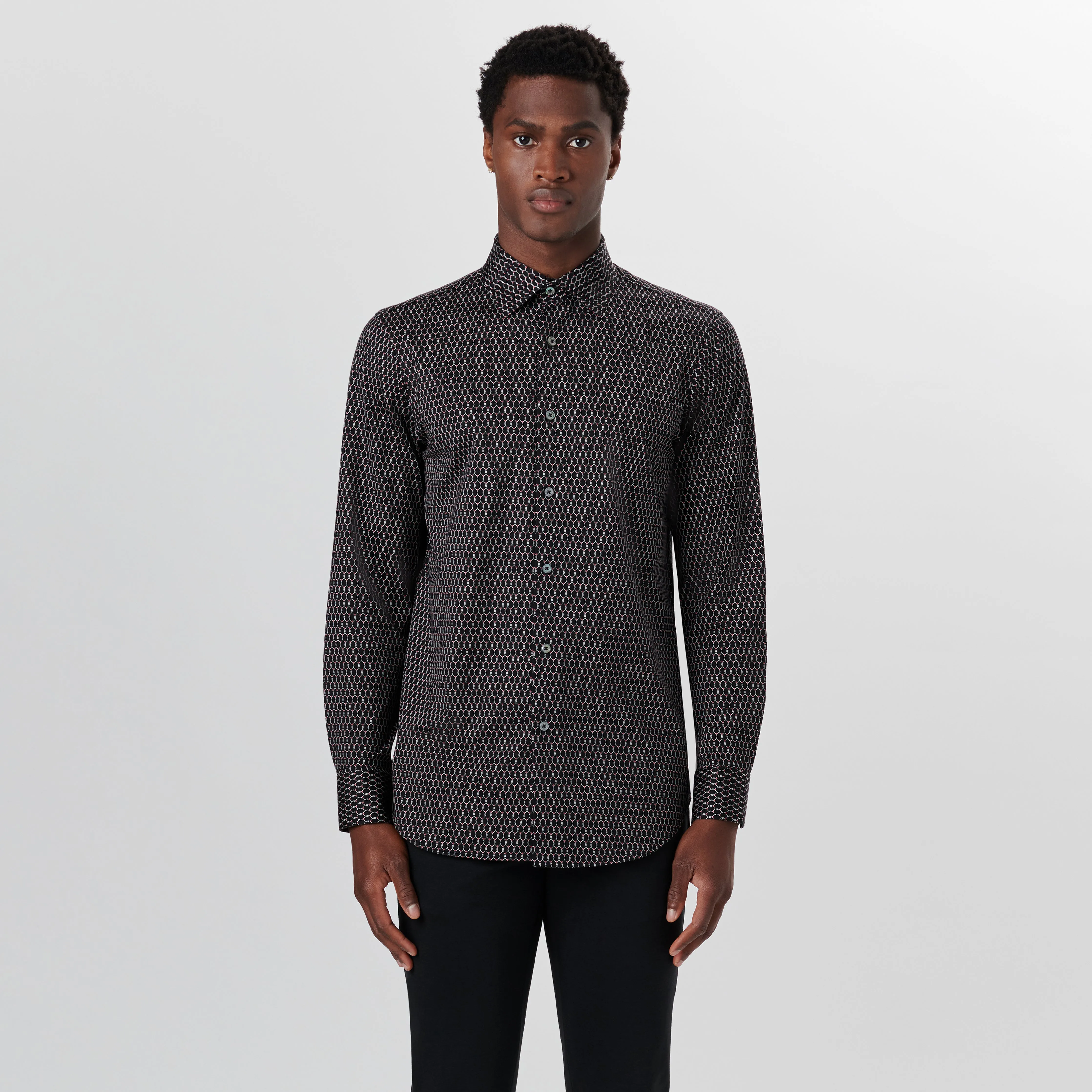 JAMES Ogee Print OoohCotton Twill Shirt