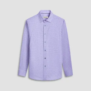 Jimmy Double Sided Houndstooth/Solid OoohCotton Shirt