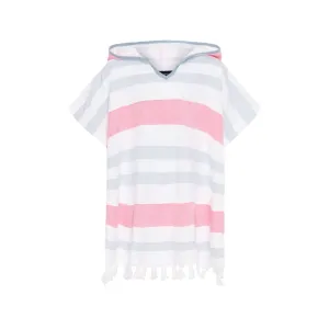 Kids Bondi Beach Poncho - White / Dubarry