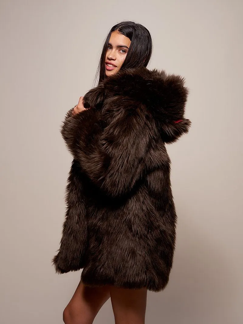 Limited Edition Brown Bear Faux Fur Coat