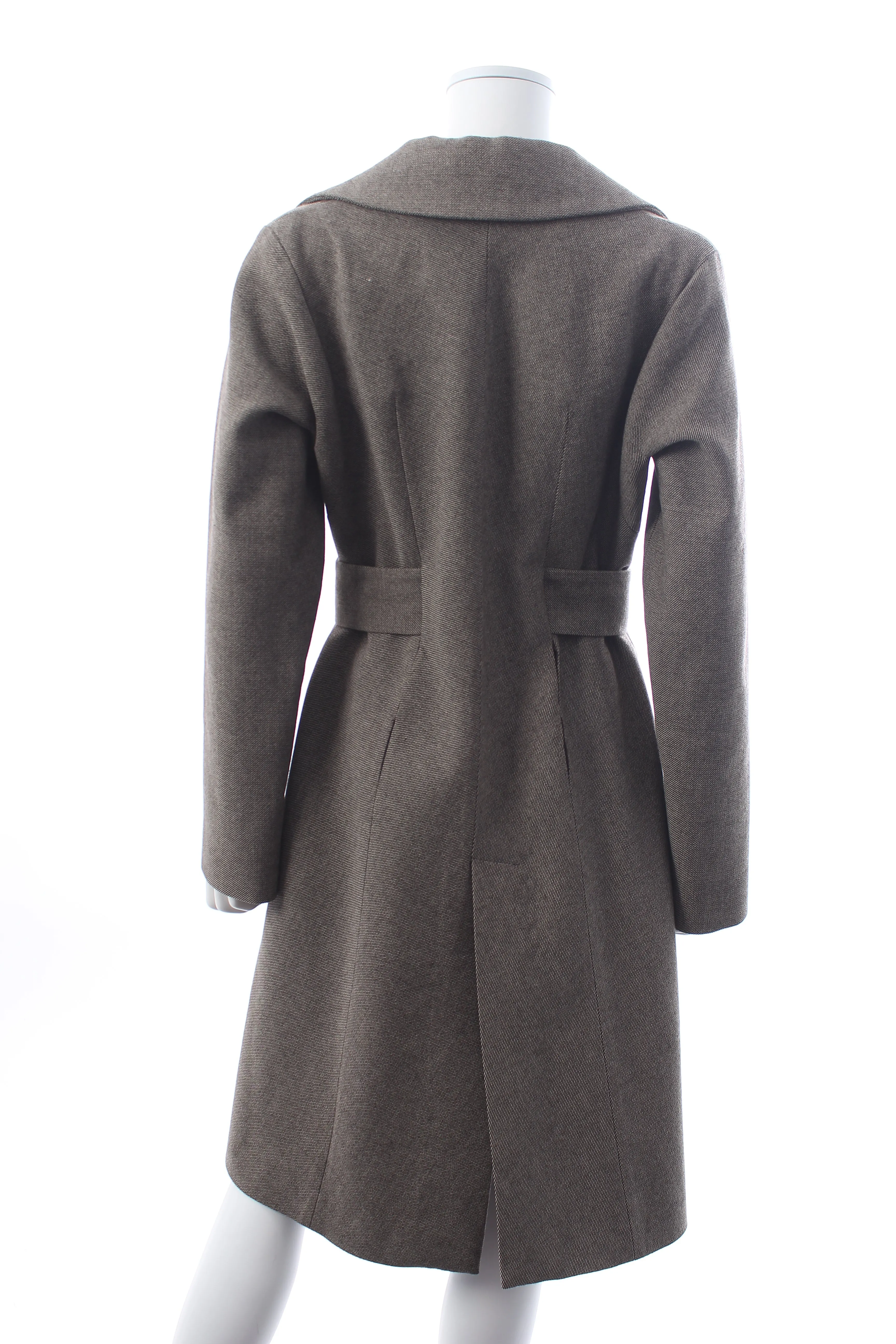 Marni Belted Wool Tailored Coat