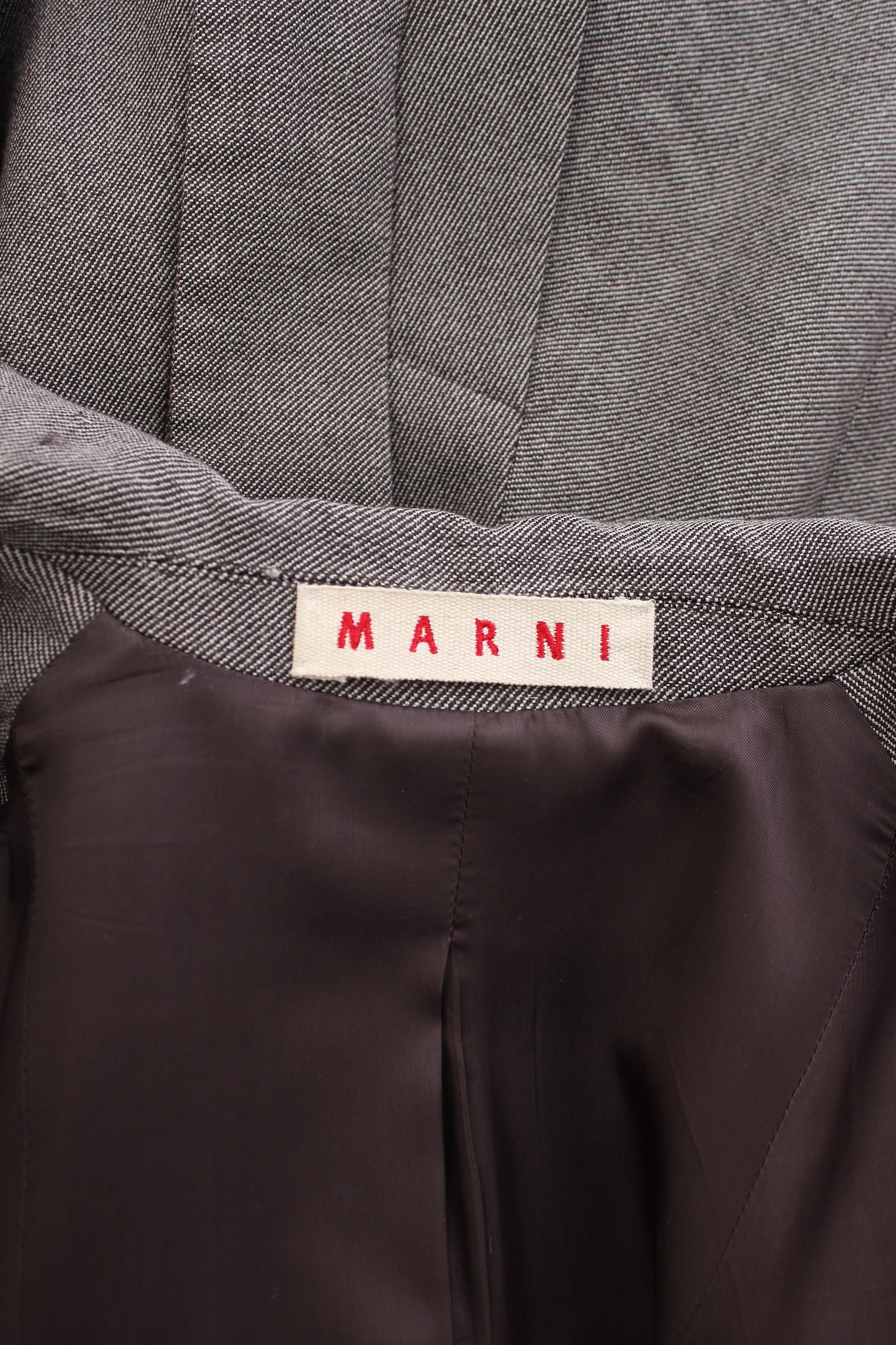 Marni Belted Wool Tailored Coat