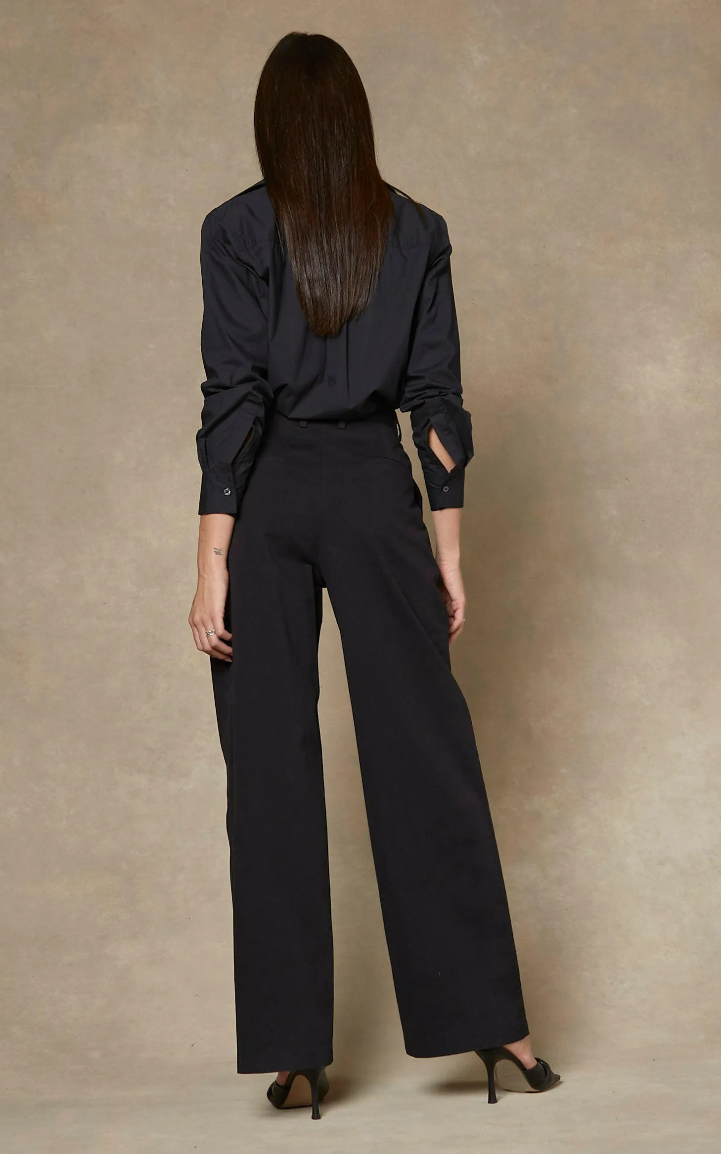 Maya Black Wide Leg Pants