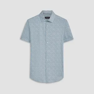 Miles Confetti Print OoohCotton Short Sleeve Shirt