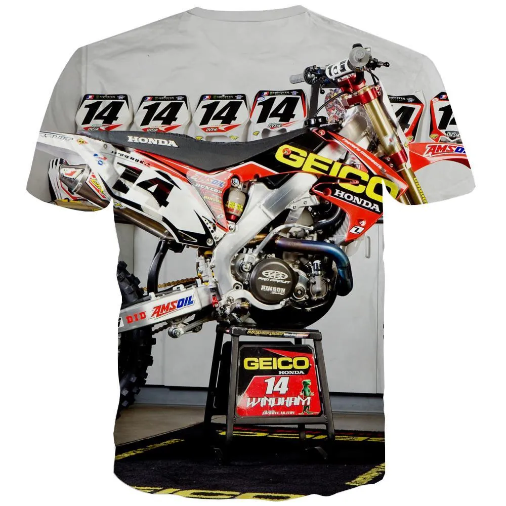 Motocross T shirts Men motorcycle Tshirts Cool Offroad Tshirts Casual