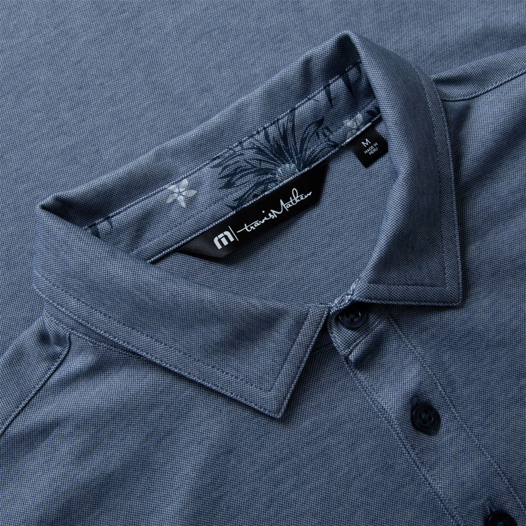 No Maps Polo Heather Peacoat - AW23