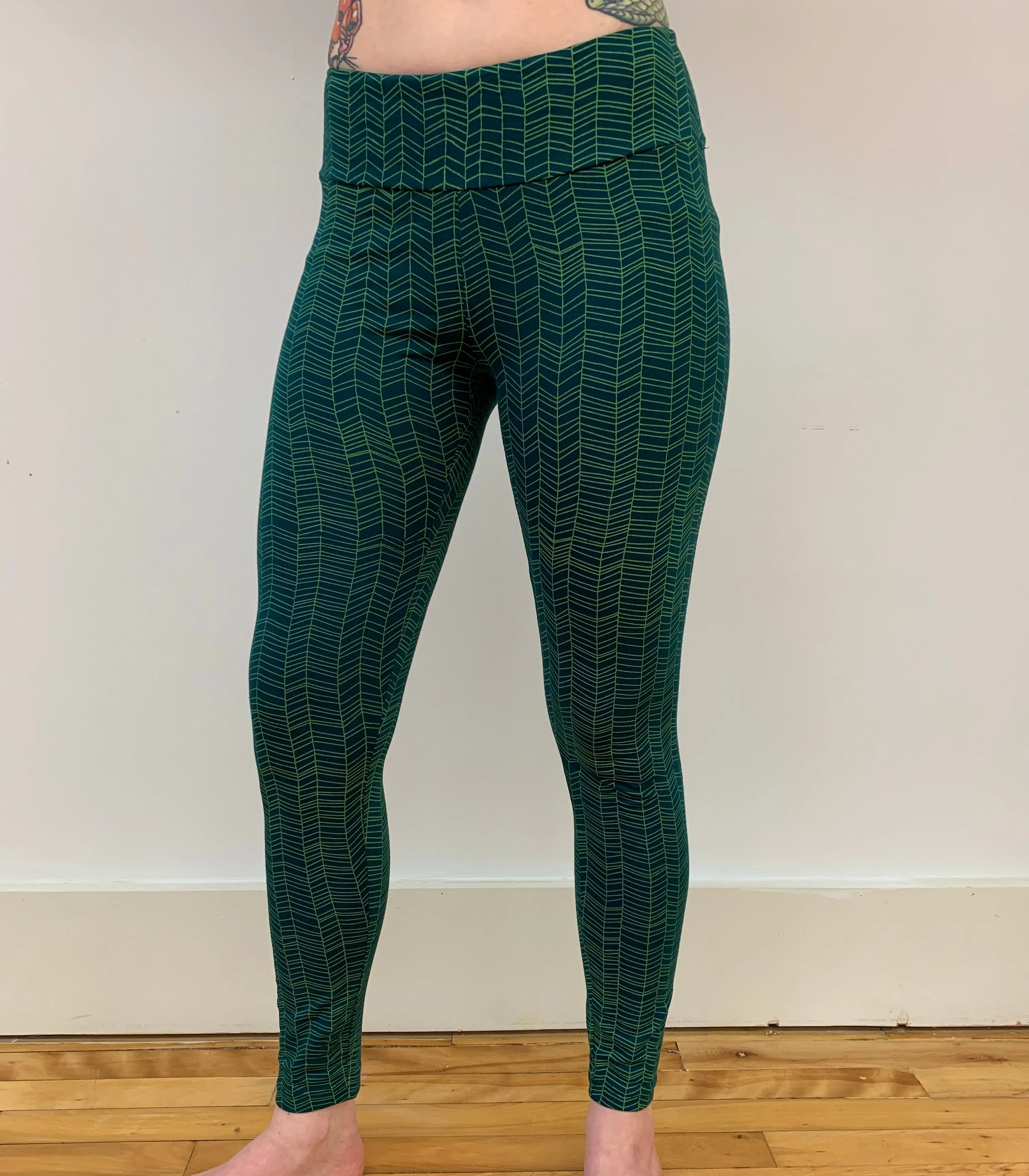 Organic Cotton Printed Leggings