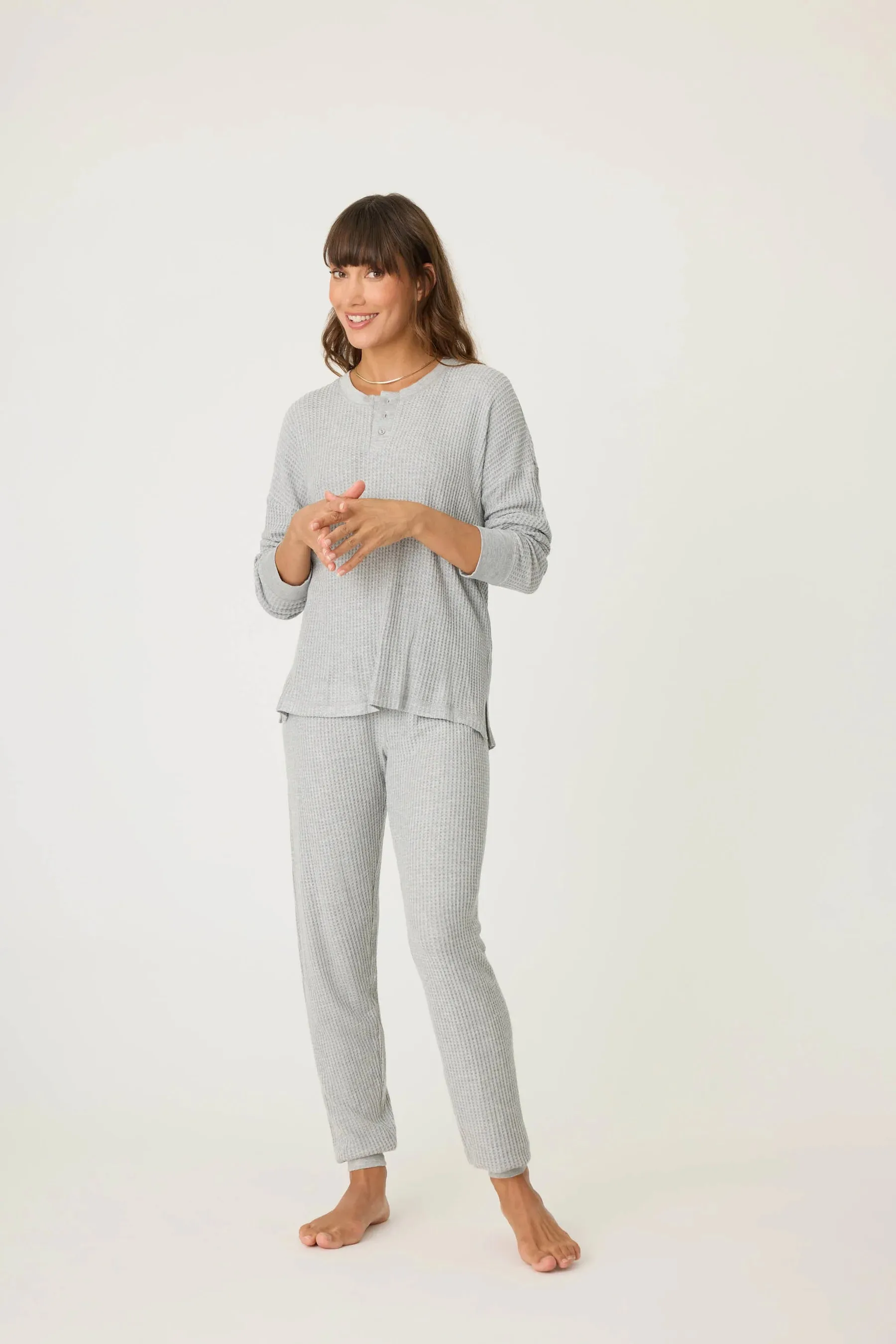 PJ Ski Jammies Waffle Thermal Set