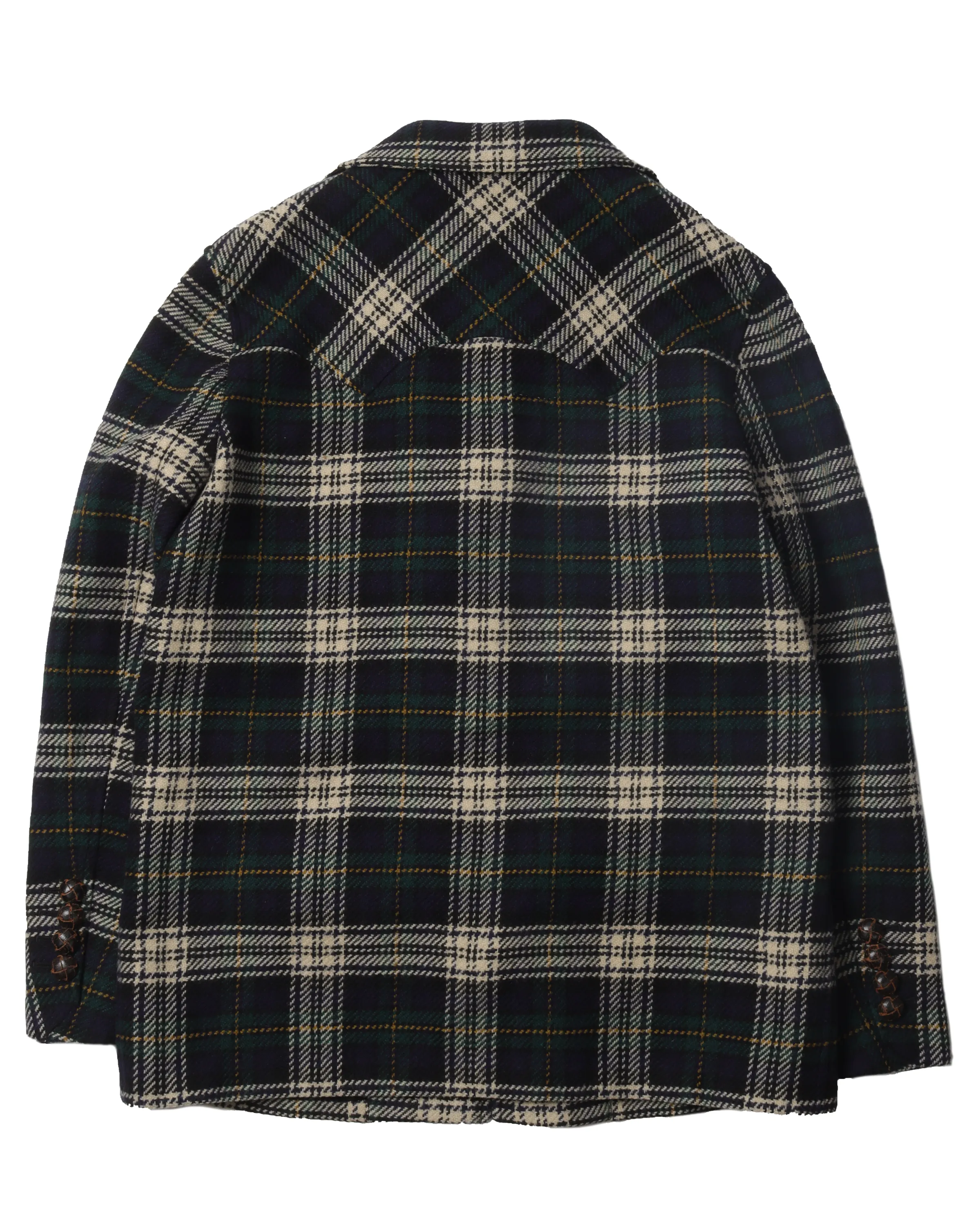 Plaid Peacoat