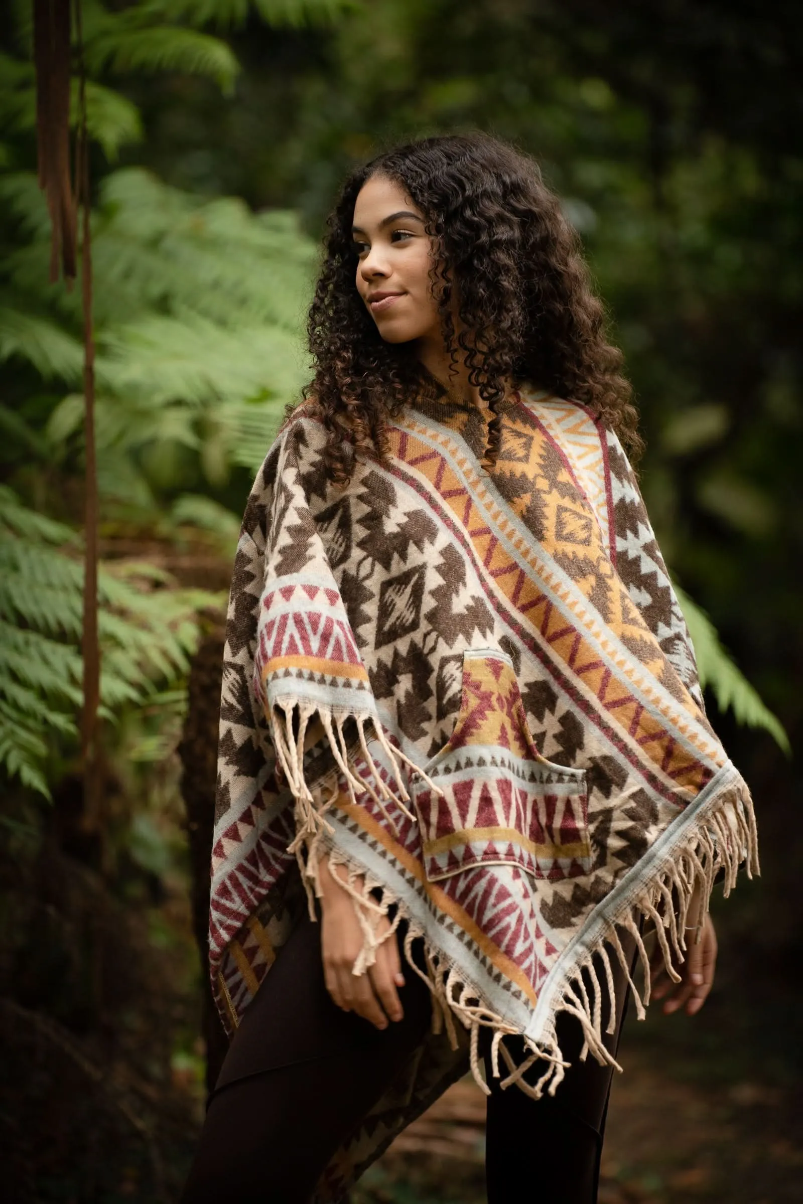 Primal Poncho - Brown