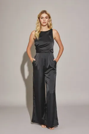 REBECCA SATIN JUMPSUIT