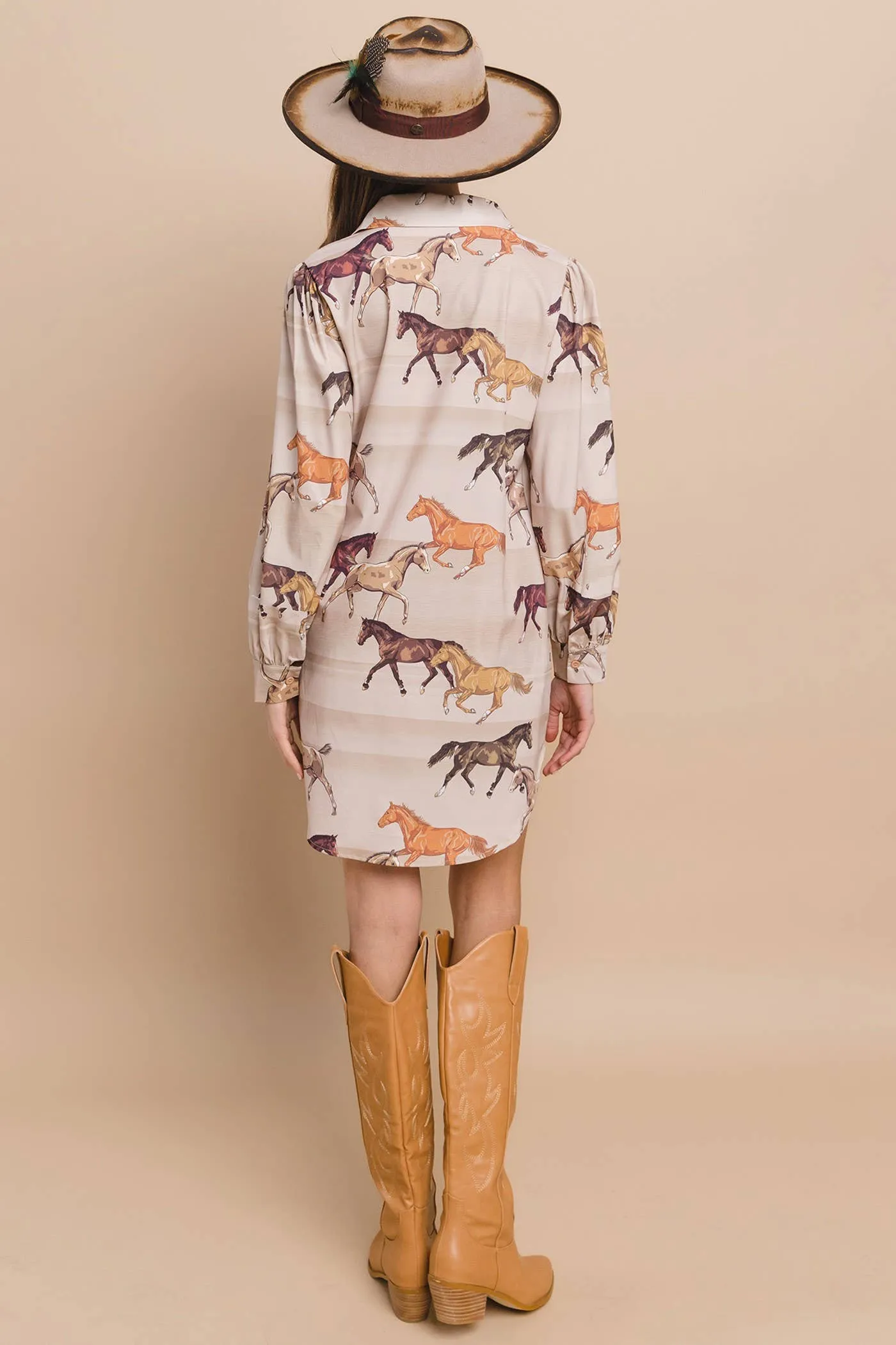 Retro Horse T - Dress