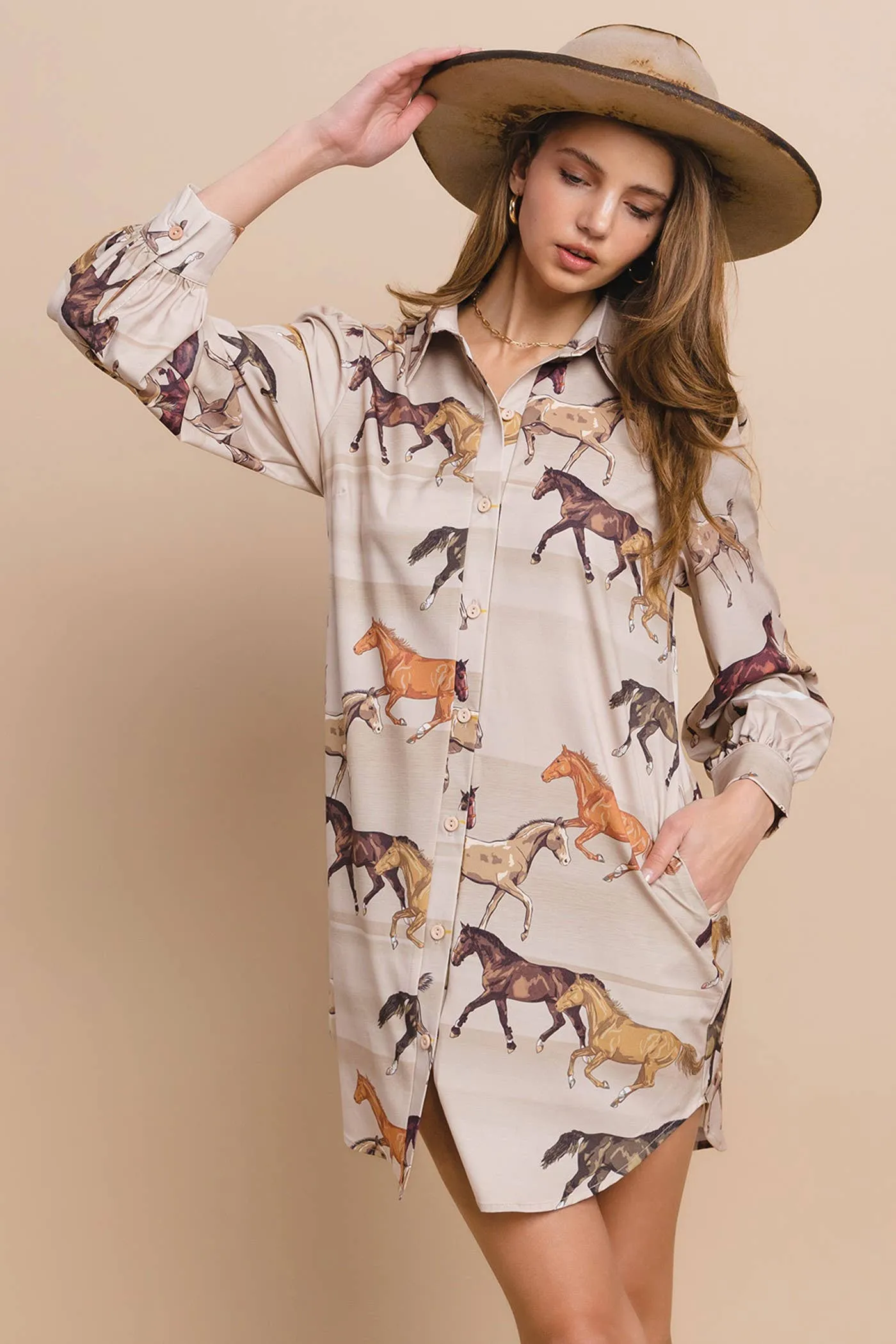 Retro Horse T - Dress