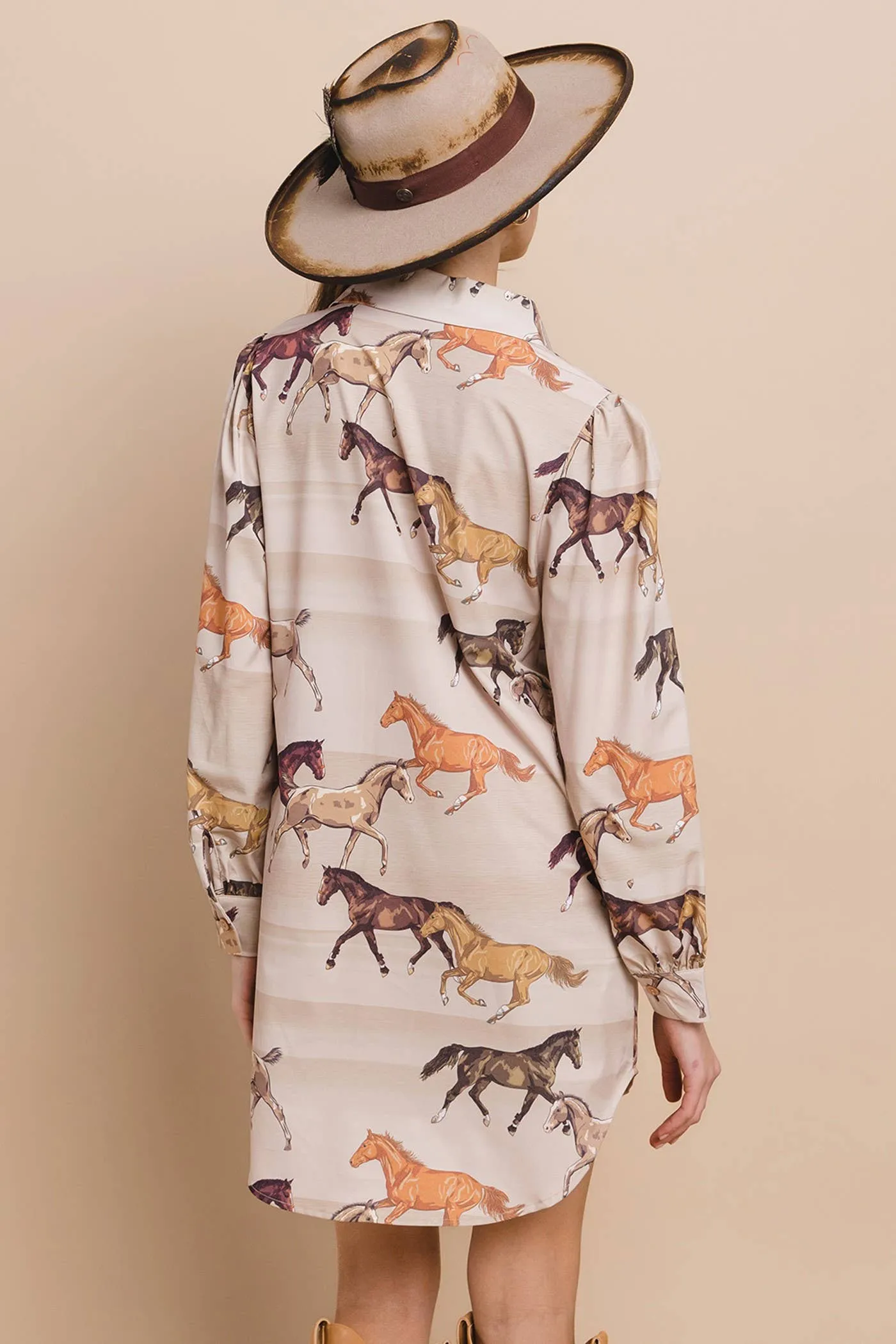 Retro Horse T - Dress