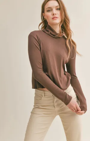 Sadie & Sage S'Mores Turtleneck Top