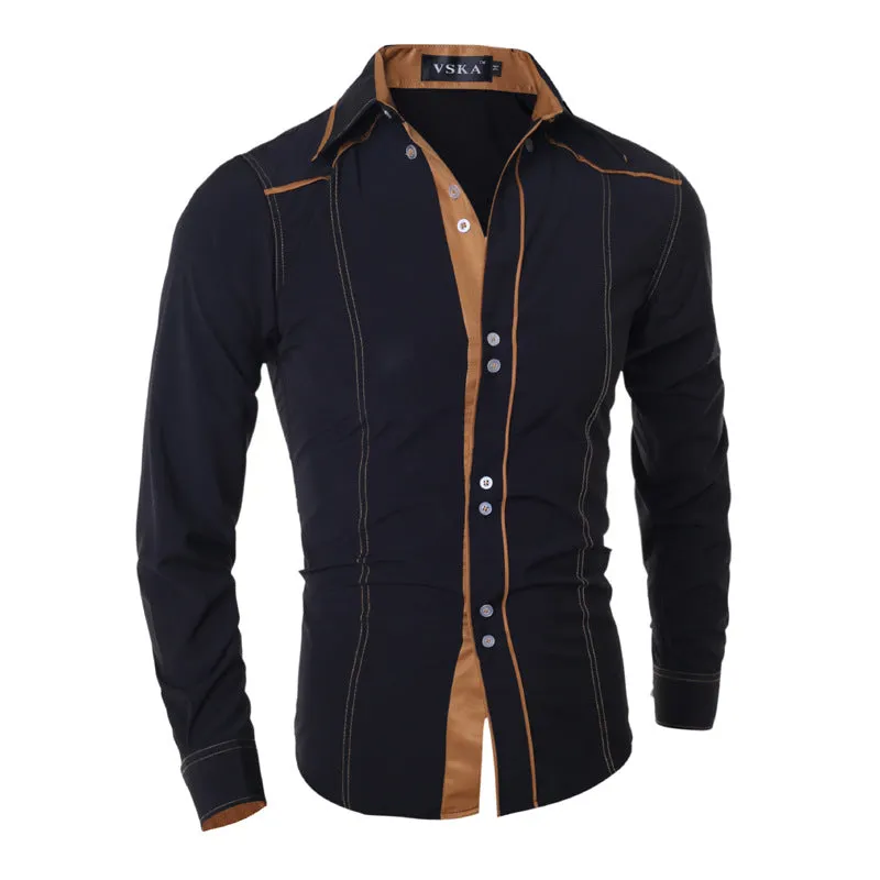 Slim Men's Long-Sleeved Shirt