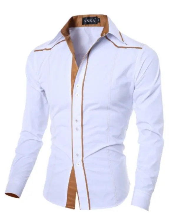 Slim Men's Long-Sleeved Shirt