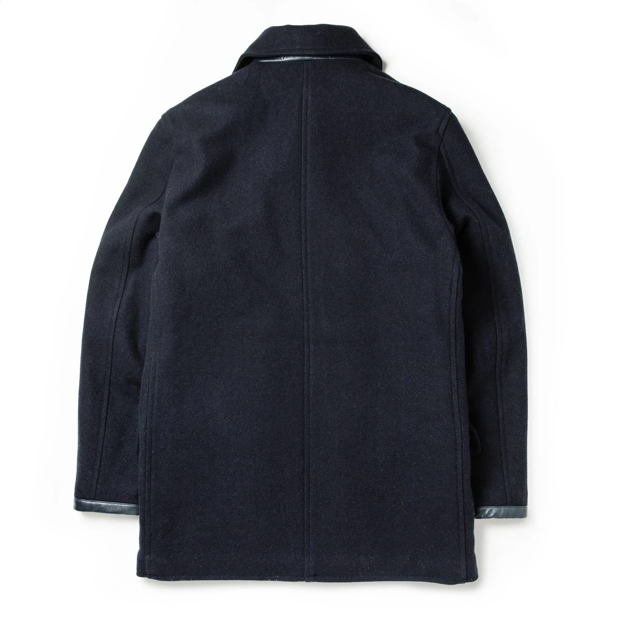 The Mendocino Peacoat in Navy Wool