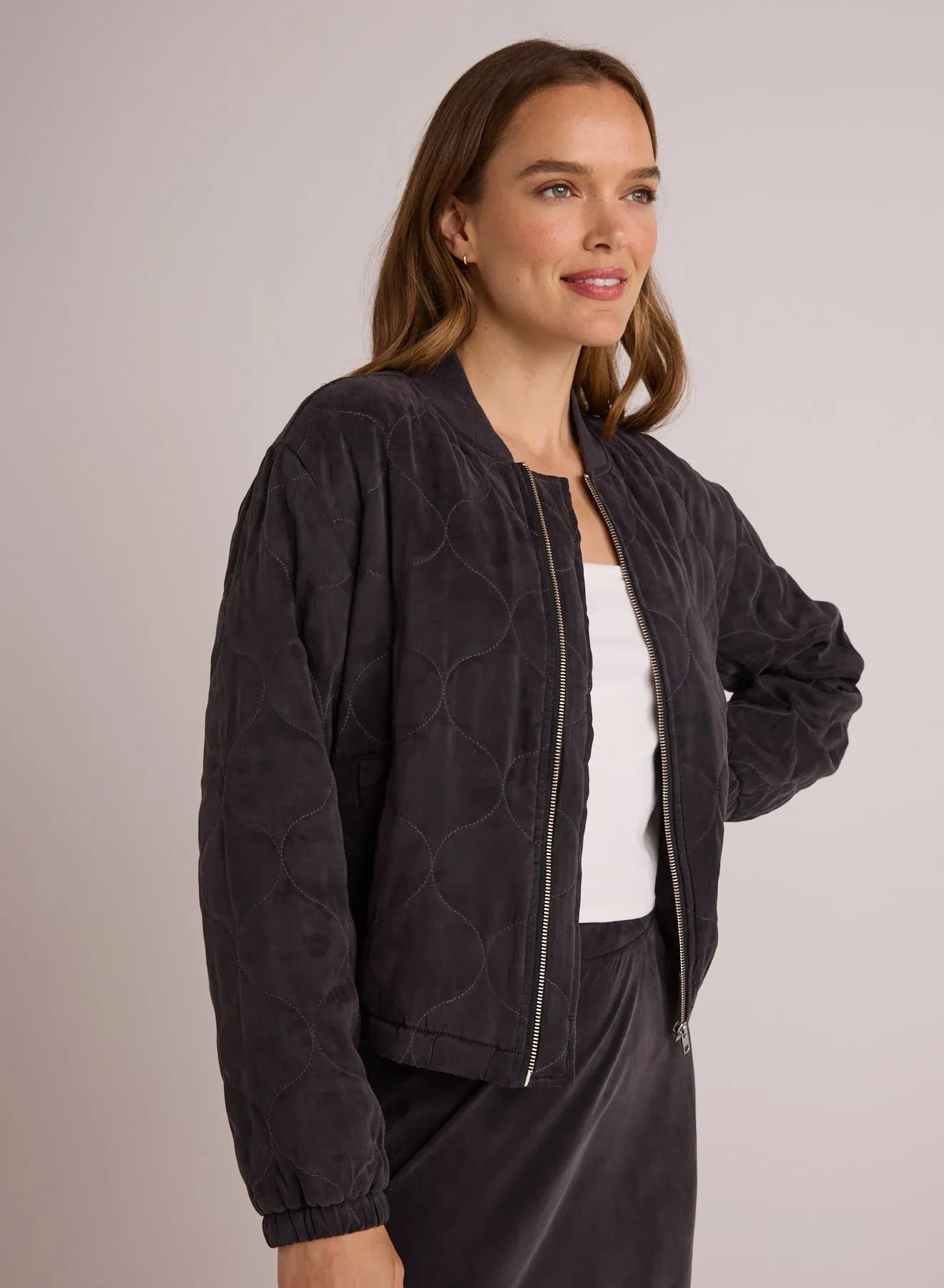 The Wynter Quilted Bomber