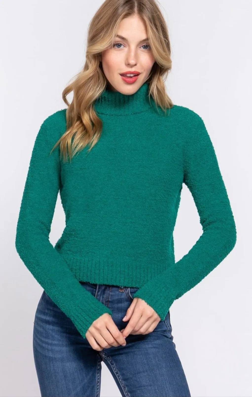 Turtleneck sweater top