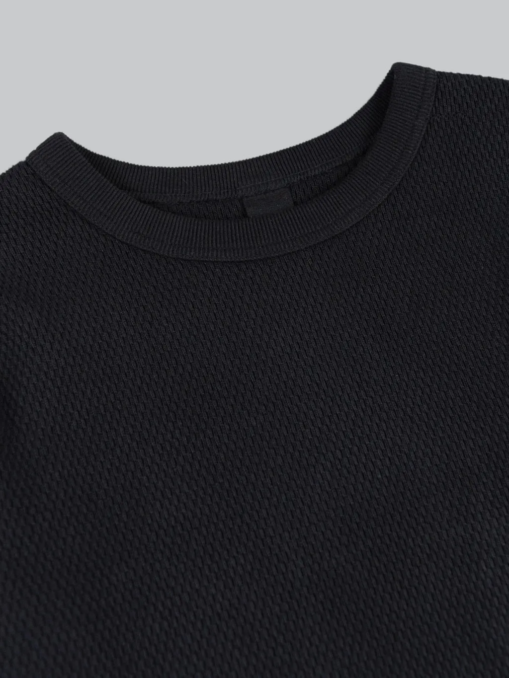 UES Double Honeycomb Thermal T-Shirt Black