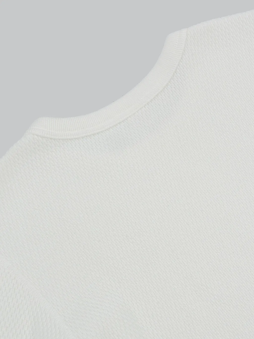 UES Double Honeycomb Thermal T-Shirt Off White