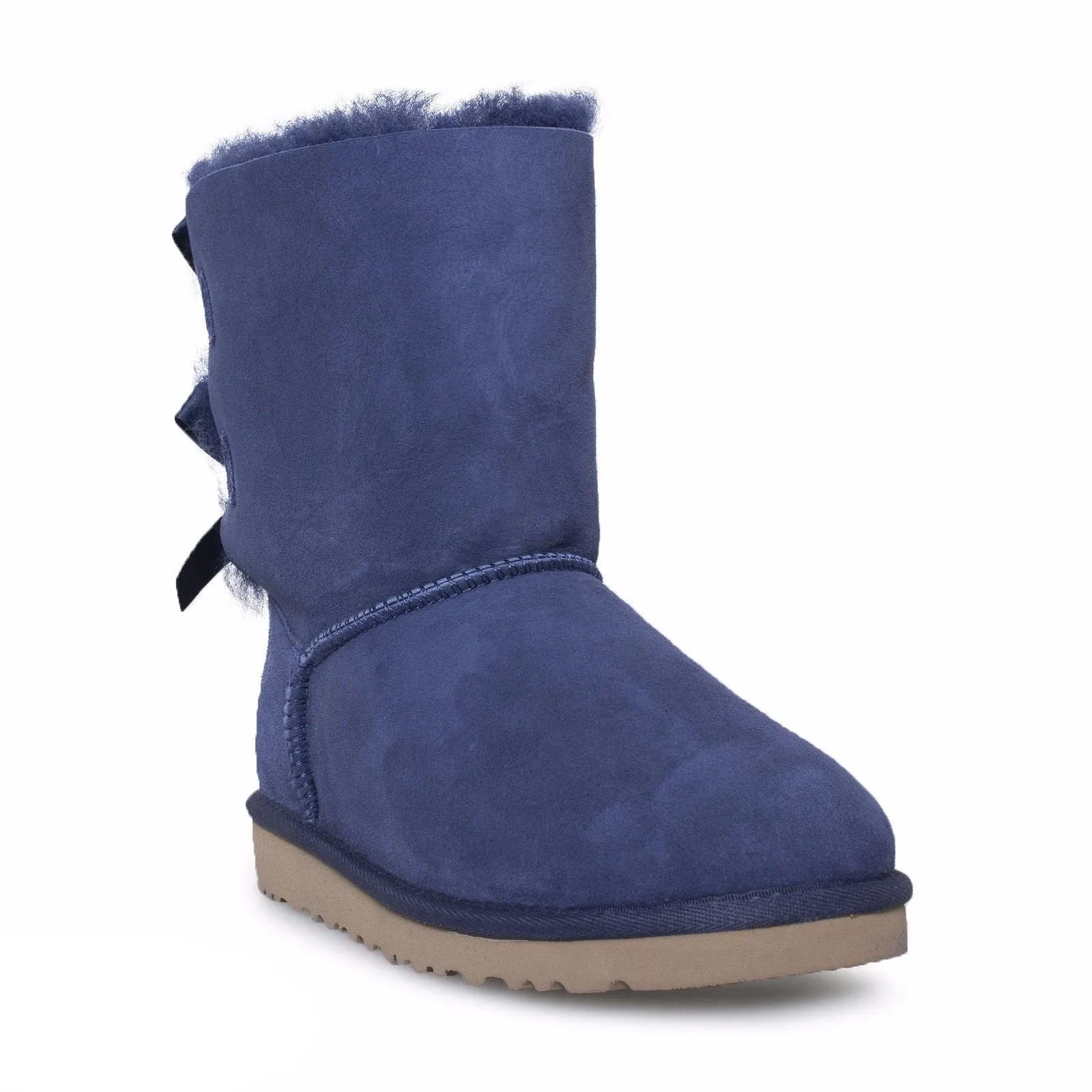 UGG Bailey Bow Solid Peacoat Boots