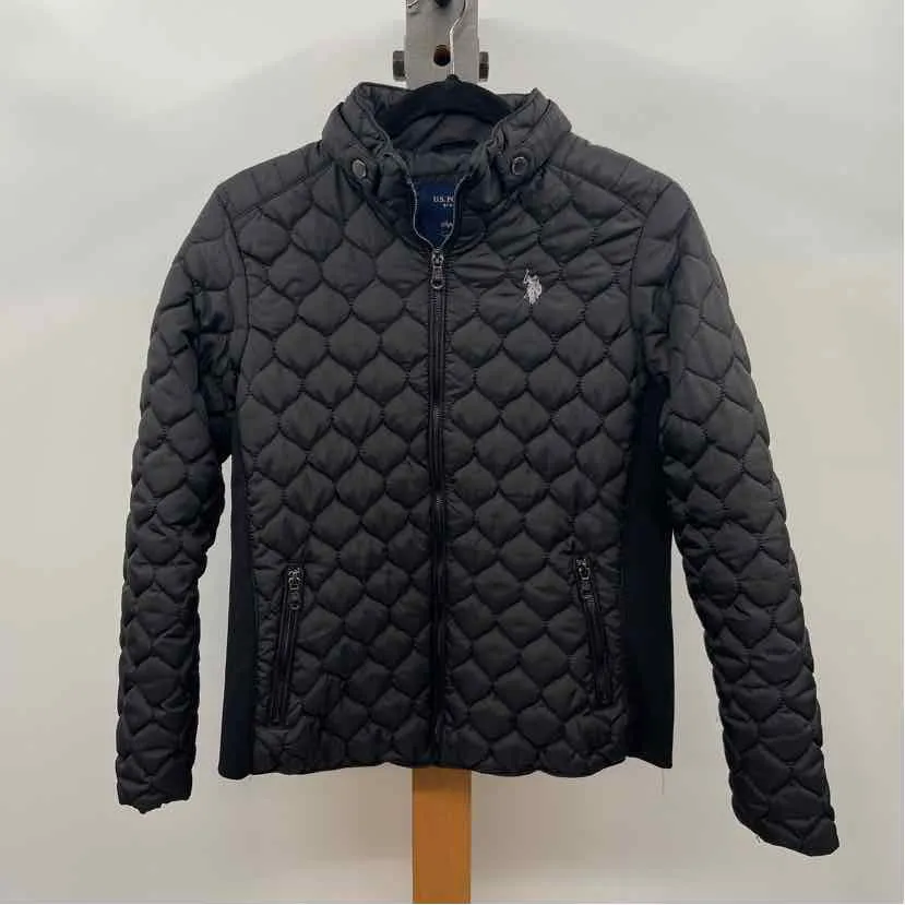 US polo Women's Size M Black Quilted Jacket