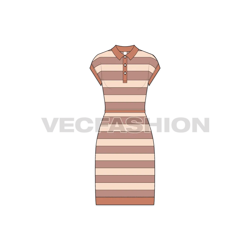 Women's Polo Shirt Dress